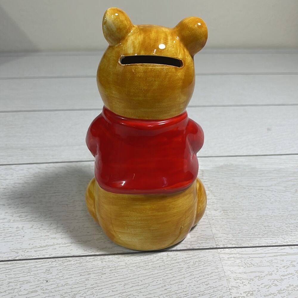 WALT DISNEY PRODUCTIONS Vintage 1980’s Winnie-The-Pooh Bank - Picture 2 of 8